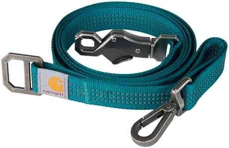 Carhartt Pet Durable Nylon Webbing Leashes for Dogs, Reflective Stitching for Visibility, Shaded Bruce (Nylon Webbing), Large