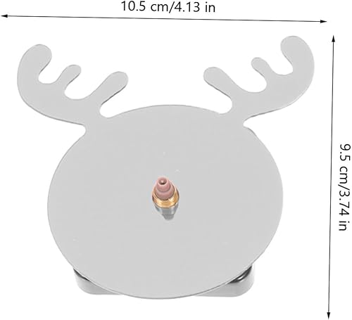 Miniatura 4 de Abaodam 2 Sets Christmas Acrylic Clock Christmas Wall Decor Farmhouse Clock DIY Decorative Clock Reindeer Wall Clock Creative Wall Clock Digital