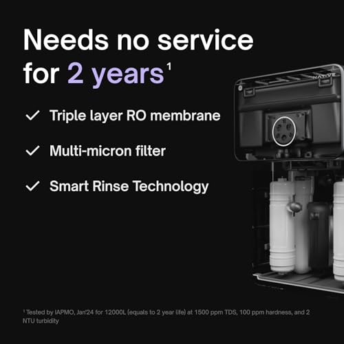 Image of Urban Company Native M1 Water Purifier for Home | Needs no service for 2 Yrs | 9-stage Purifier | RO+UV+UF+Alkaline | 8L capacity | 2 year warranty (Filters included)