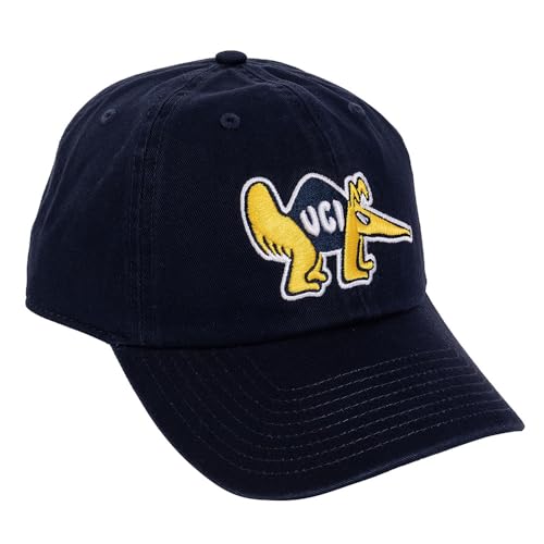 Desert Cactus University of California Irvine Baseball Hat Anteaters UCI Eaters Brimmed Embroidered Cap Adjustable Cloth Strap Adult (Style B) Blue