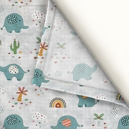 Image of Weave & Decor Cotton Feel Kids Bedsheet Double Bed 90x90 inches, Soft Fabric, Includes 2 Pillow Covers 20x30 inches