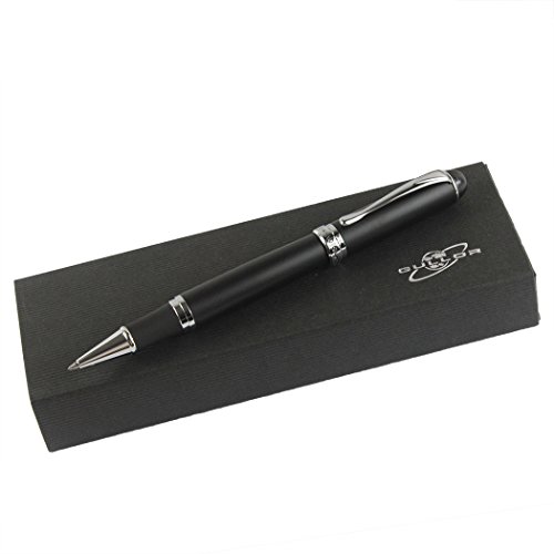 Gullor 750 Rollerball Pen mate negro con la caja original de la pluma y la bolsa de la pluma