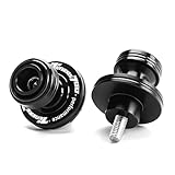Motorrad M6 Ständeraufnahme Bobbins Montageständer Schwingen passend für Tenere700 XTZ700 T7 Rally 2019-2022 2023 2024 2025 2026 Tenere 700 Zubehör (Schwarz)