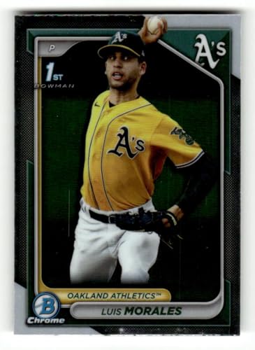 2024 Bowman Chrome Prospects BCP-157 Luis Morales Oakland Athletics MLB Baseball Base Trading Card