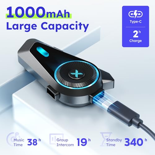 MAXRUNON D10 Motorcycle Bluetooth Headset