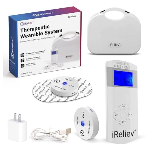 iReliev Wireless TENS + EMS System Wireless