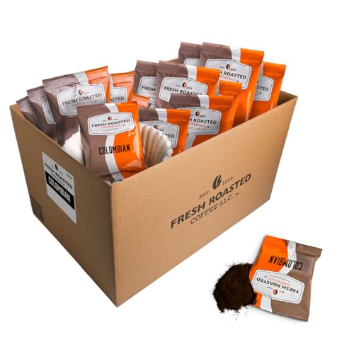 Fresh Roasted Colombian Coffee, 2.25 oz, 96 Pack
