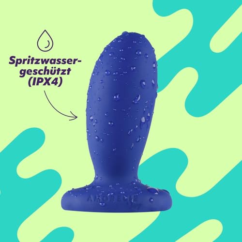 Amorelie Joy - Anale Plug Fly | Vibrazione Impermeabile Ricaricabile In Silicone & Abs | Blu - 5