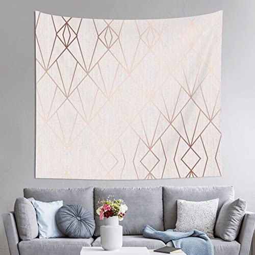 Tapisserie murale decoration interieur salon motif imprime or rose