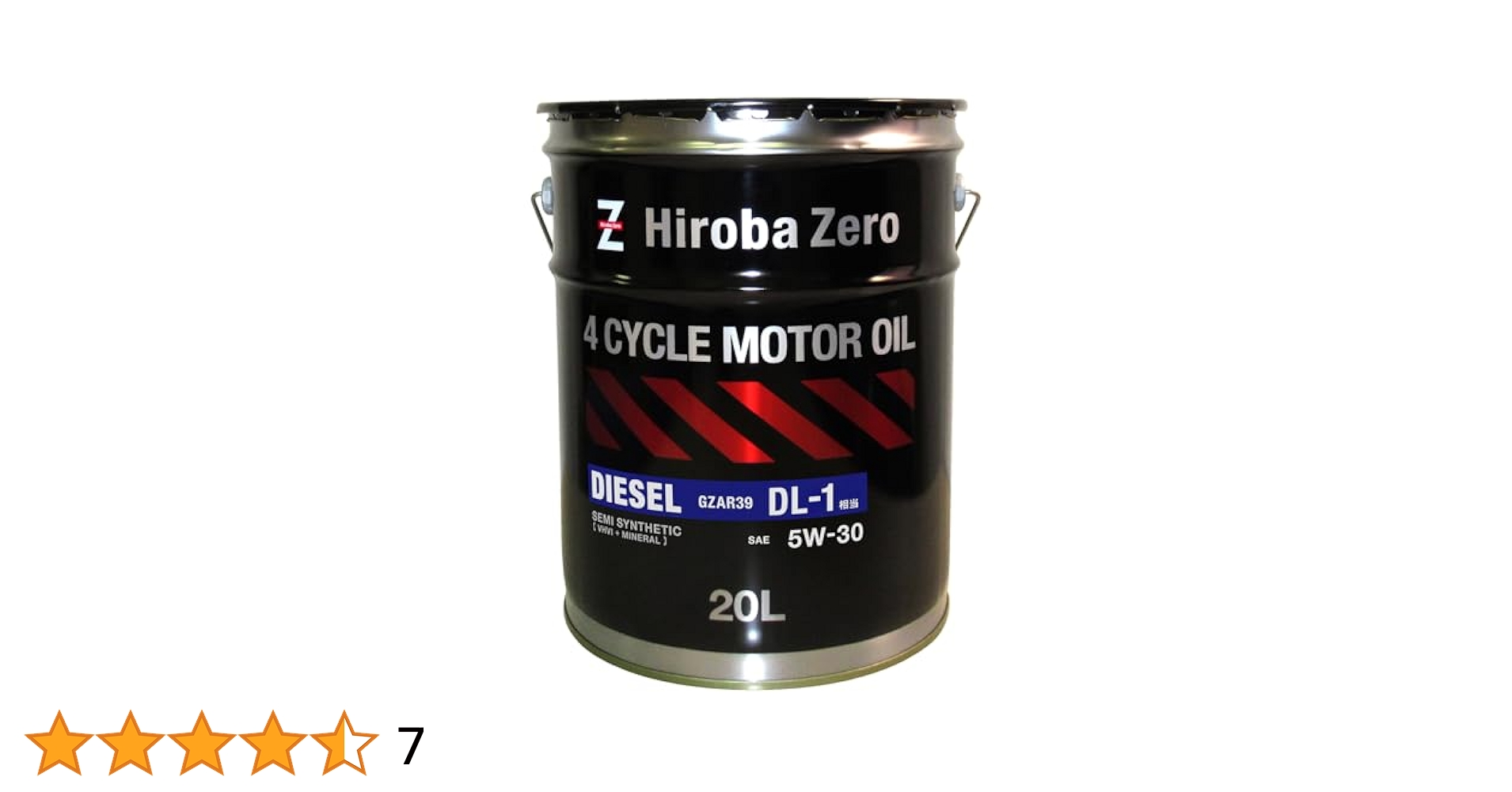 Hiroba Zero 5W-30 ディーゼル DL-1 エンジンオイル 20L Amazon.co.jp: ヒロバ・ゼロ 車用 ディーゼルオイル 20L/5W-30