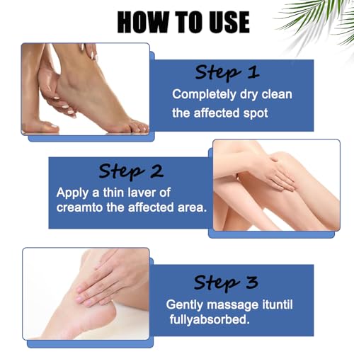 Hydrating and Anti-Cracking Foot Cream, 2Pcs Urea Fußcreme 60%, Feuchtigkeitsspendende und Anti-Riss-Fußcreme, Lindert Extreme Trockenheit und Rissbildung der Hände und Füsse – Bild 6