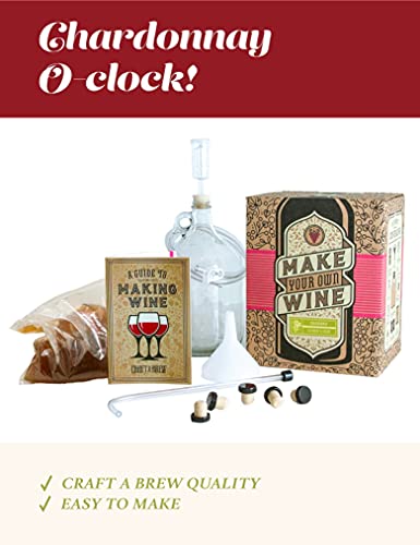 Craft A Brew Home Chardonnay Making Kit – Easy Beginners With Ingredients And Supplies – Ultimate Wine Brewing #TOP1