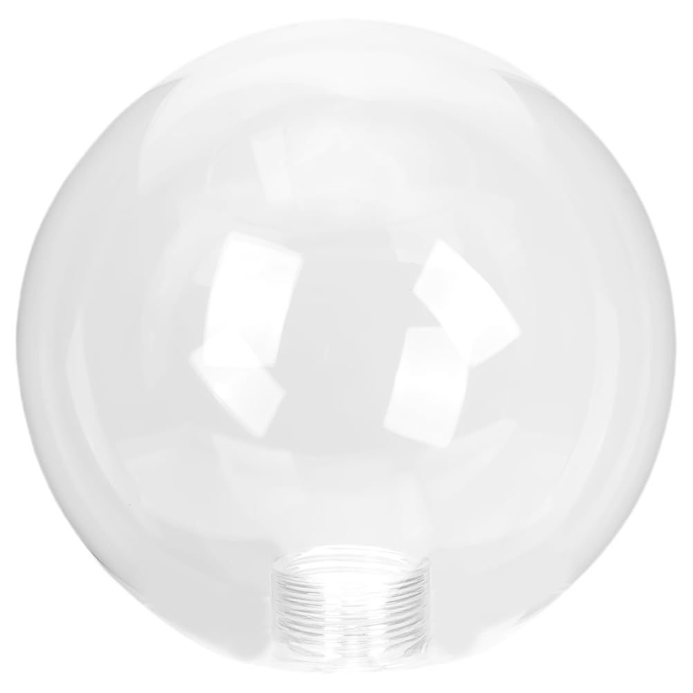 Modern Transparent Globe Lamp Shade Ceiling Pendant Light Replacement Shade for Ceiling and Wall Lights, 15x15cm