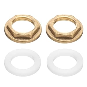 Quarkzman 0013 Messing Sechskantmutter Set 2 Stück