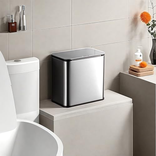 Caneca de Basura Colgante 1.3 gal Acero Inoxidable miniatura 5