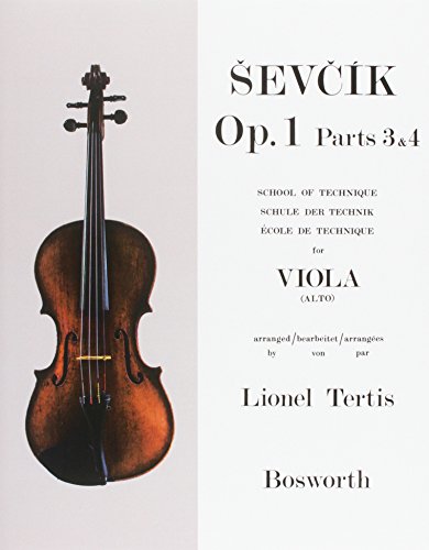 School of Technique Parts 3 and 4: Sevcik Viola Studies