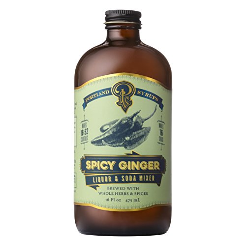 Portland Syrups Spicy Ginger Syrup (16Oz) 1 Pack #TOP9