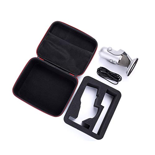 xizlanersy Tragbare Eva-Tragetasche für Yeti Pro USB-Mikrofon für Yeti Pro Zubehör – Bild 7