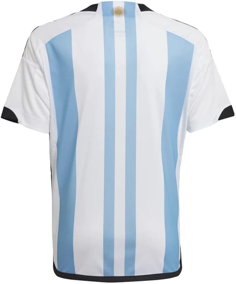 adidas Argentina Youth Home World Cup Jersey (as1, Alpha, x_s, Regular, X Small) White/Light Blue