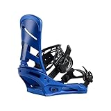 Burton Men's Mission Re:Flex Snowboard Bindings, Medium, Jake Blue