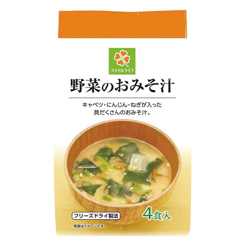 Amazon | スマイルライフ 野菜のおみそ汁 4食入 | スマイルライフ
