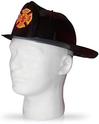 Dress-Up-America Firefighter Helmet - Fireman's Hat for Kids - Firefighter Costume Accessory - One Size Fits Most - Image 4