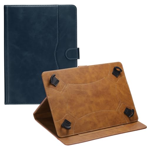 Étui tablette pour le bureau PATIKIL housse universelle PU bleu