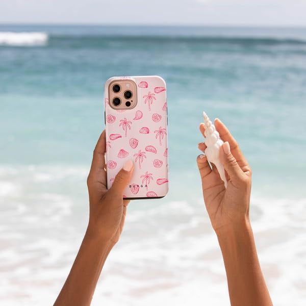 Coque iPhone 16 antichoc BURGA double couche silicone tropicale - 5