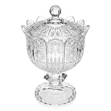 Godinger Pinwheel Footed Candy Dish, 4.50Lx4.50Wx5.75H