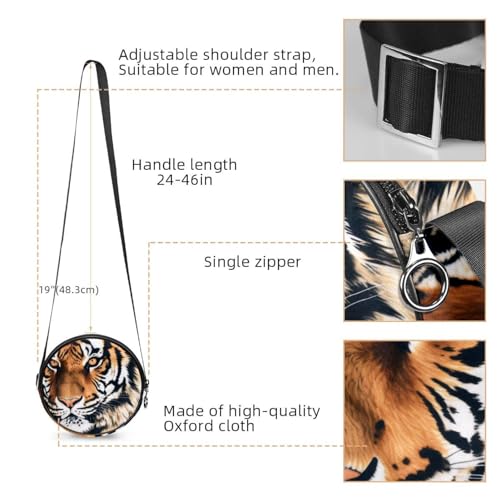 Women's Crossbody Handbags, Travel Purse, Cross Body Bag, animal tiger3