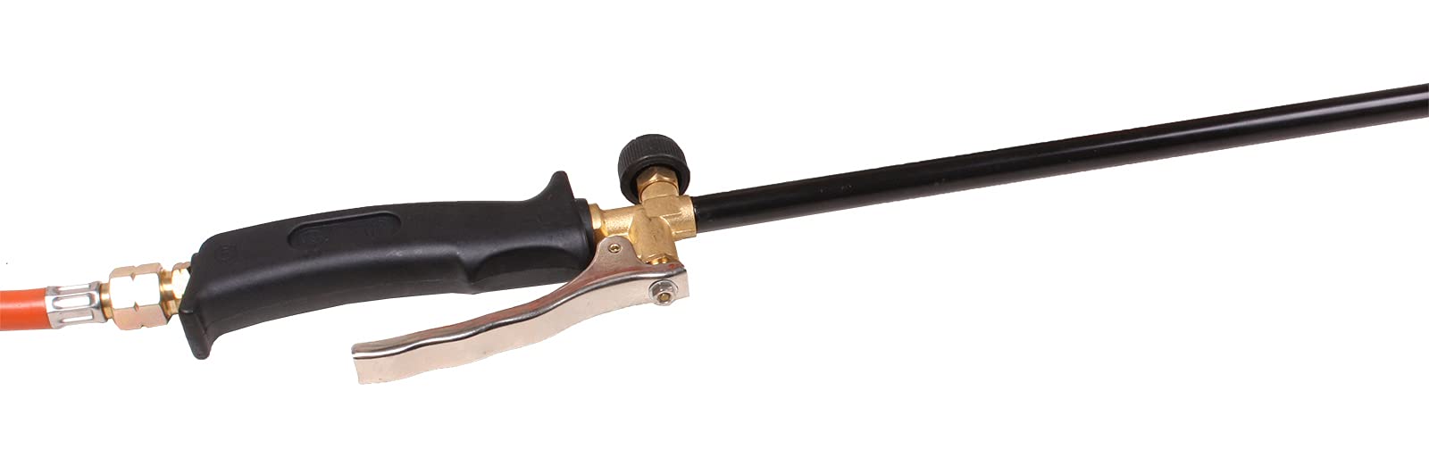 GARDINGER SuperFlamme - fahrbarer Unkrautbrenner für Propanflasche, Schwarz, Metall, Unkrautbrenner