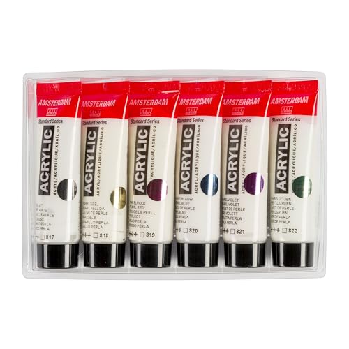 Amsterdam Acrylic Standard Series Paint Set 6x20ml, Pearl