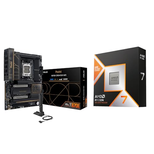 ASUS AMD X870E AM5 �Ή� ATX �}�U�[�{�[�h TUF GAMING X870E-PLUS WIFI7+AMD Ryzen 7 9850X3D without Cooler 100-100001973WOF