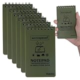 pc portable pieces occasion 【Special Gifts】This Waterproof notebook is designed for ceremonial gift-giving,the inner pages can withstand coffee spills and rain,the handwriting does not smudge when exposed to water,and the important notes are permanently clear.The all weather resistant notebooks suitable for graduation anniversary,business gifts,accompanied by recording every memorable moment