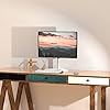 WALI Single Monitor Stand for 13 to 32 Inch Screen, Free Standing Desk Stands with VESA 75 to 100, Universal Monitor Stand for hp acer lg Monitors, Holds up to 10 kg (MF001-W), White #5