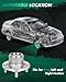 SCITOO Wheel hub Bearing for Chevrolet Aveo for Pontiac G3 Wave 2004-2011 Compatible for OE 541010 Rear Without ABS（1 Pack）