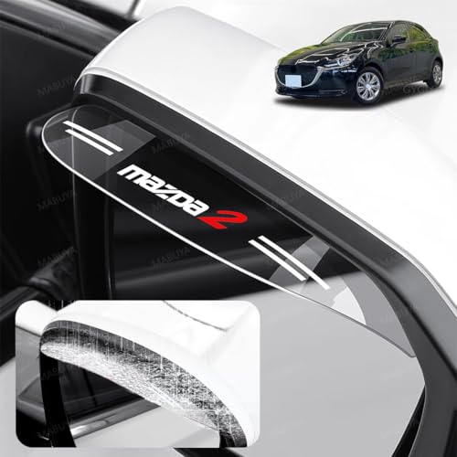 SPIRIT BEAST マツダ2 ドアミラーバイザー 透明 2枚入