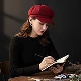 Zoom IMG-1 oixeya donne berretto newsboy cappello Zoom IMG-1 oixeya donne berretto newsboy cappello