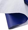 A-Express Grained Faux Leather Fabric Waterproof Heavy Duty Leatherette Vinyl Leathercloth Upholstery Textured Material - Royal Blue Half Metre 50cm x 140cm #3