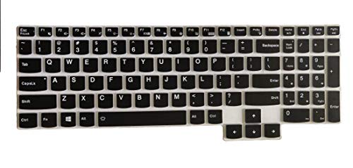 Image of iFyx Silicone Keyboard Skin Cover for 2023-2024 16 inch Lenovo Legion Pro 5 5i 7i Legion Slim 7i 5 5i Lenovo LOQ 15.6 inch Gaming Laptop Keyboard Protective Cover (Black)