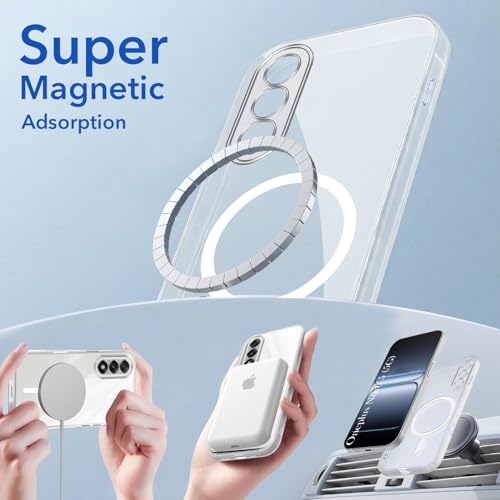Image of Jkobi Lifetime Anti-Yellow MagSafe Compatible Clear Back Cover Case for Oneplus Nord 5 (Sleek Hard Crystal | Shockproof and Camera Protection)