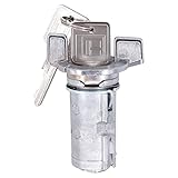 MOTOKU Ignition Lock Cylinder Chrome for Chevy GMC Buick Cadillac Oldsmobile Pontiac
