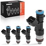 A-Premium Set of 4 Fuel Injectors Compatible with...