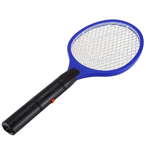 BKAUK Batteries Operated Hand Racket Electric Swatter Home Garden Pest Bug Fly Swatter Killer