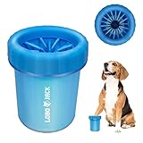 Dog Paw Cleaner, Portable Pet Cleaning 360º Silicone Washer Cup, for Small and Medium Breed Cats and Dogs (Blue)