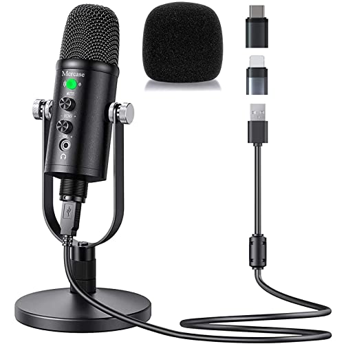 Mercase USB Condenser Microphone Compatible