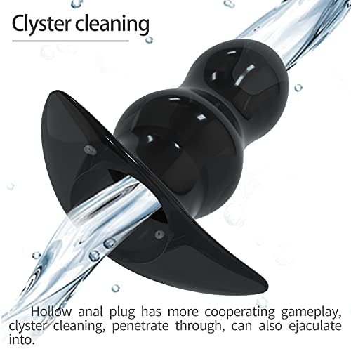 Miniatura 3 de Enchufe anal, 3 piezas de silicona tapón de anal dilatador anal para adultos, juguete sexual para hombres, mujeres y parejas, color negro