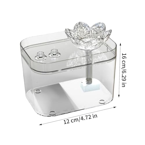 Fuente de agua automática para gatos recargable USB miniatura 2