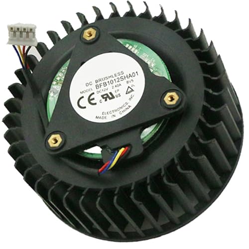 Graphics Card Cooling Fans Suitable for AMD Radeon RX Vega 64 Vega 56 RX 5700 5700XT R9 380X Series Desktop BFB1012SHA01 75mm 12V 2.40A 4Pin Video Card Cooler Fans GPU Fan