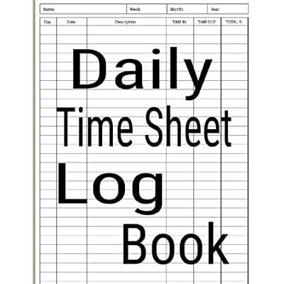 Daily Time Sheet Log Book